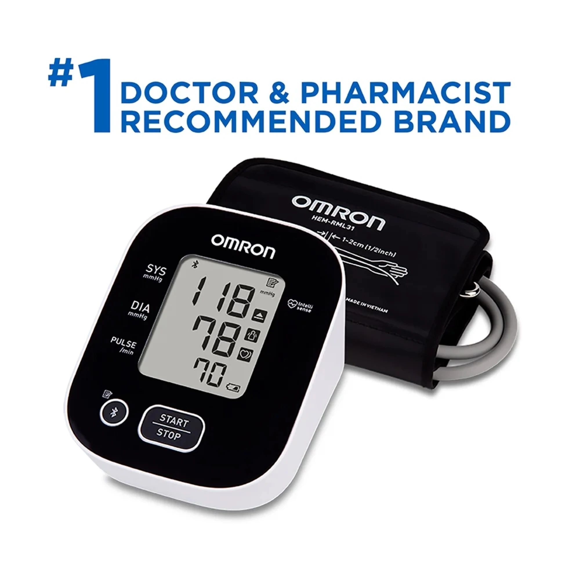 OMRON 3-Series Upper Arm Blood Pressure Monitor | Carewell