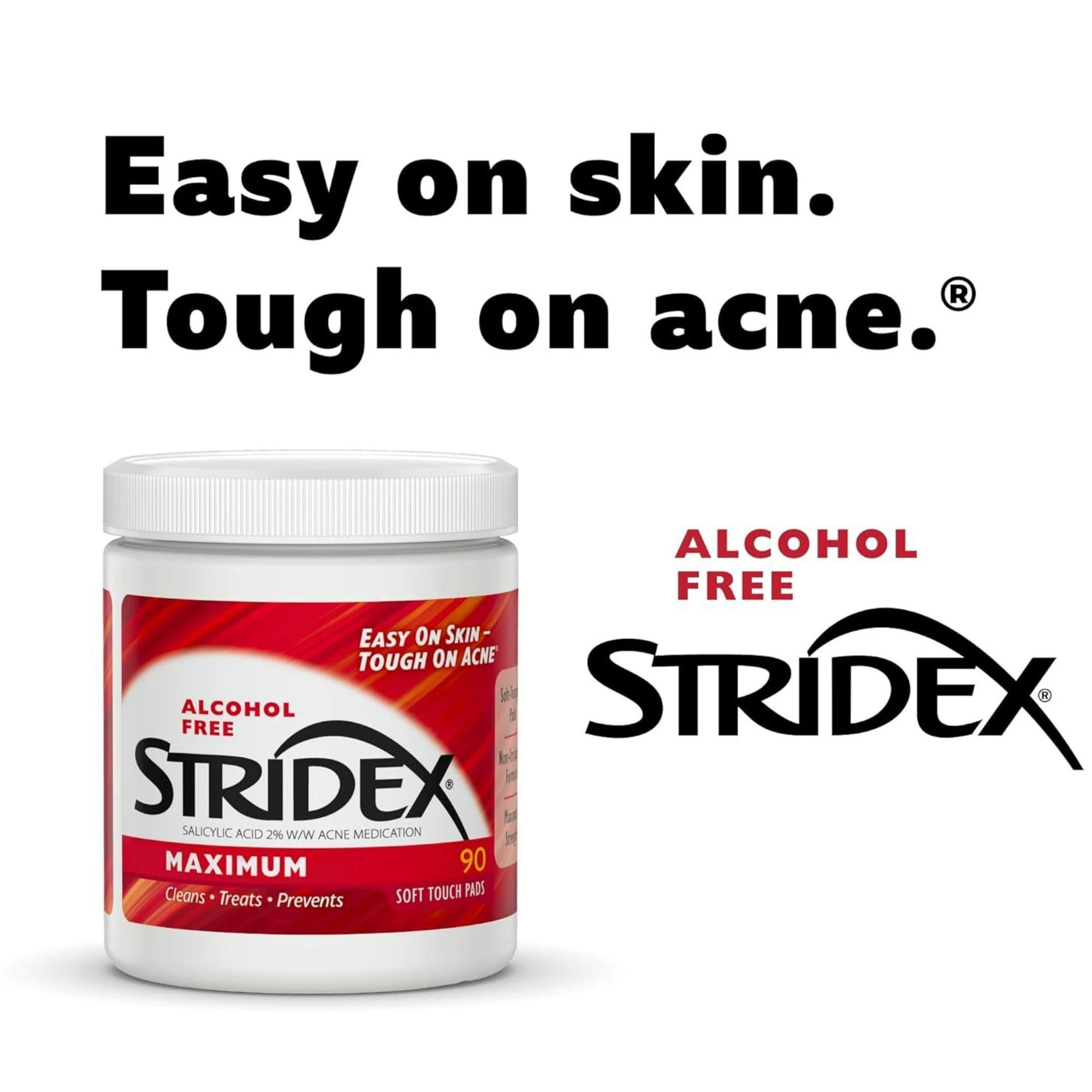 Stridex Maximum Medicated Acne Pads | Shop at Carewell