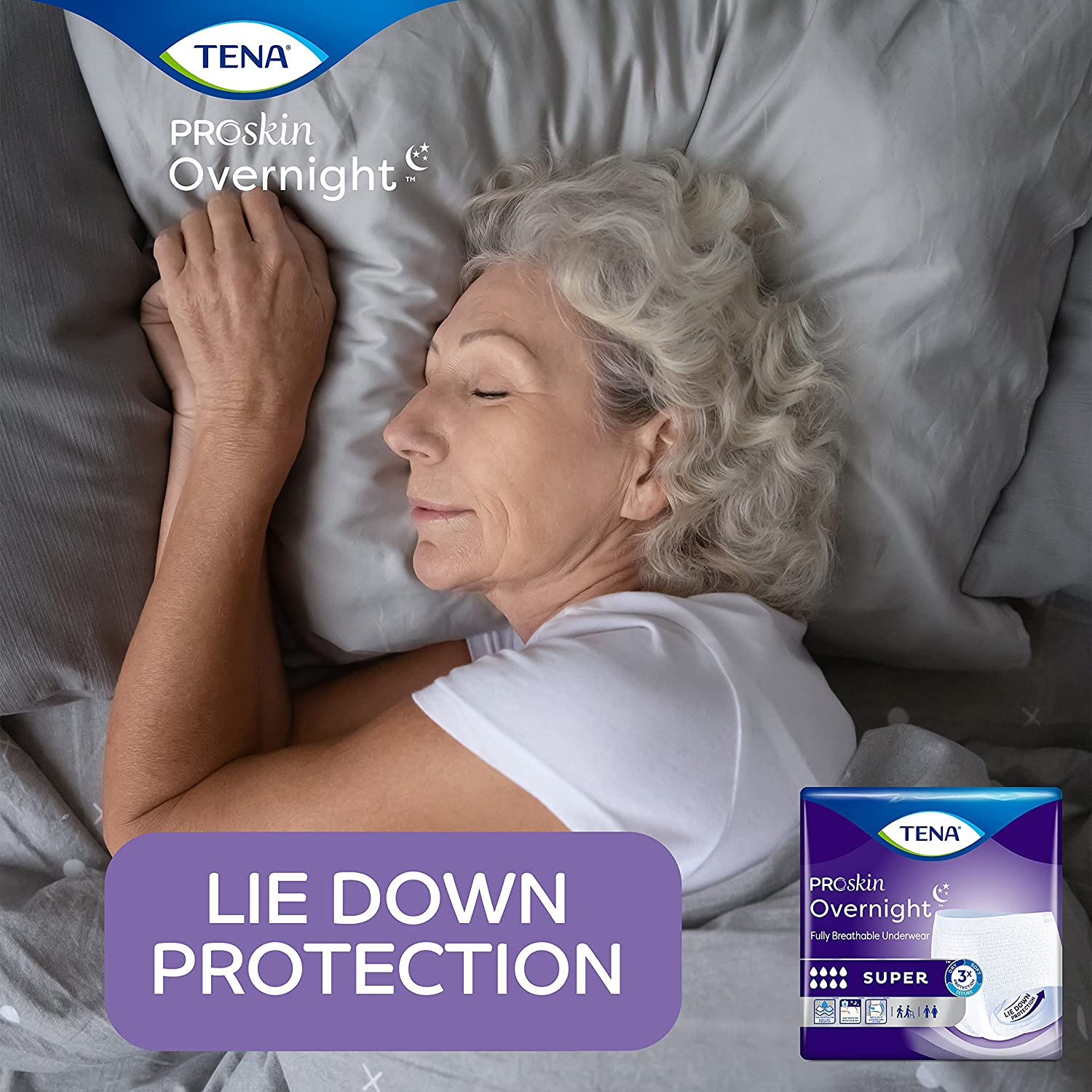 TENA Overnight Super Protective Pull-Up Underwear