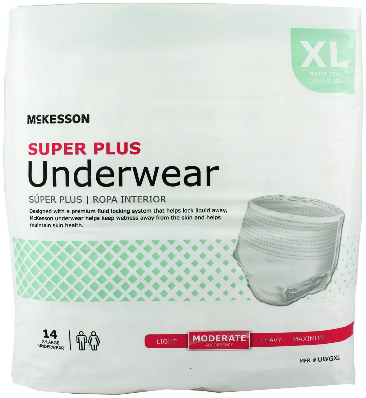 Adult Briefs - McKesson Unisex Pull On with Tear Away Seams