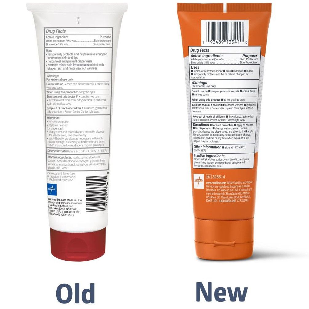 Medline Remedy Specialized Protect Extra Thick Zinc Oxide Paste