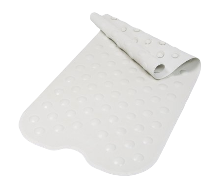 HealthSmart Clear Extra Long Non-Slip Bath and Shower Mat