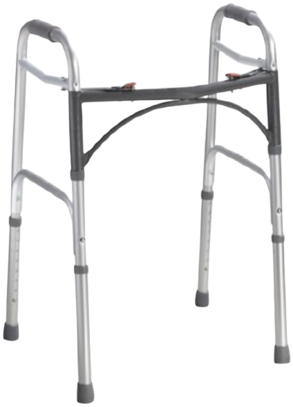 McKesson Aluminium Folding Walker without Wheels | Carewell