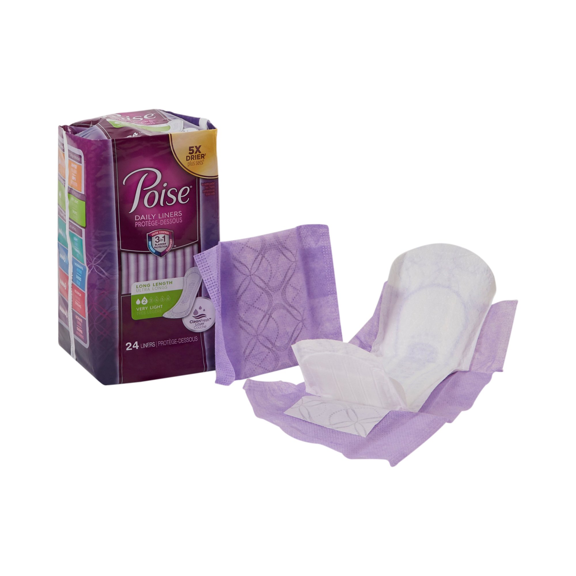 POISE Liner Regular 19cm 26s, Feminine Care