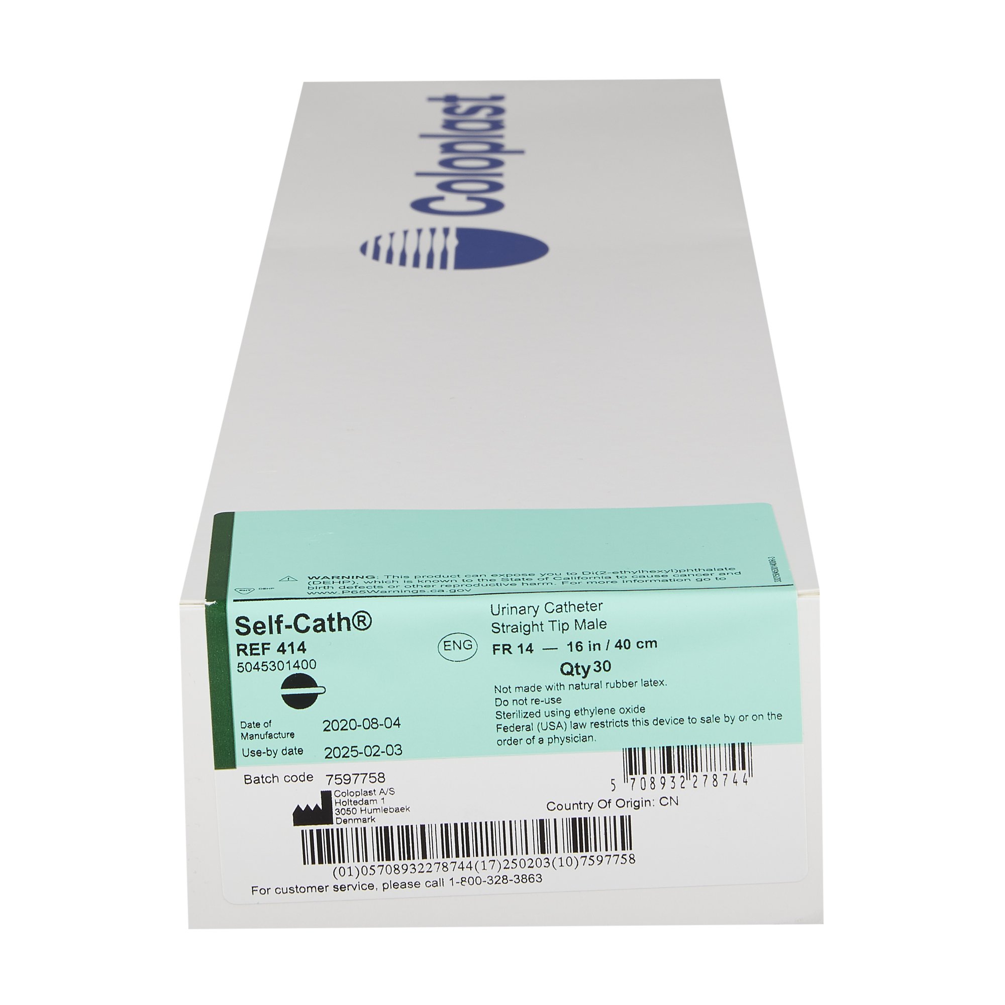 Coloplast Self-Cath Urethral Catheter, Unisex, Straight Tip