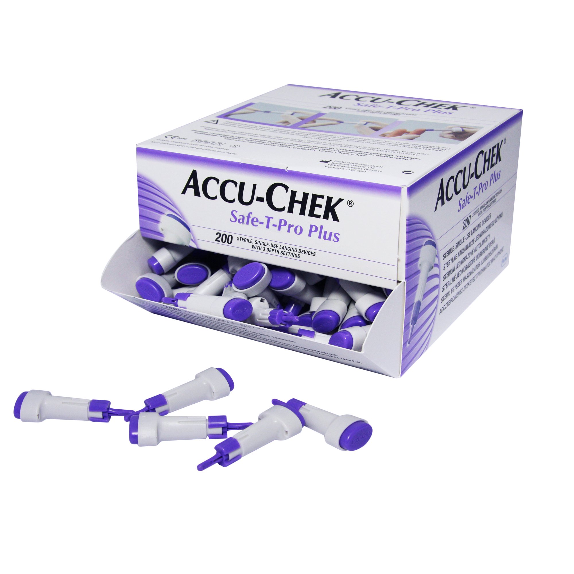 AccuChek SafeTPro Plus Adjustable Depth Lancet Carewell