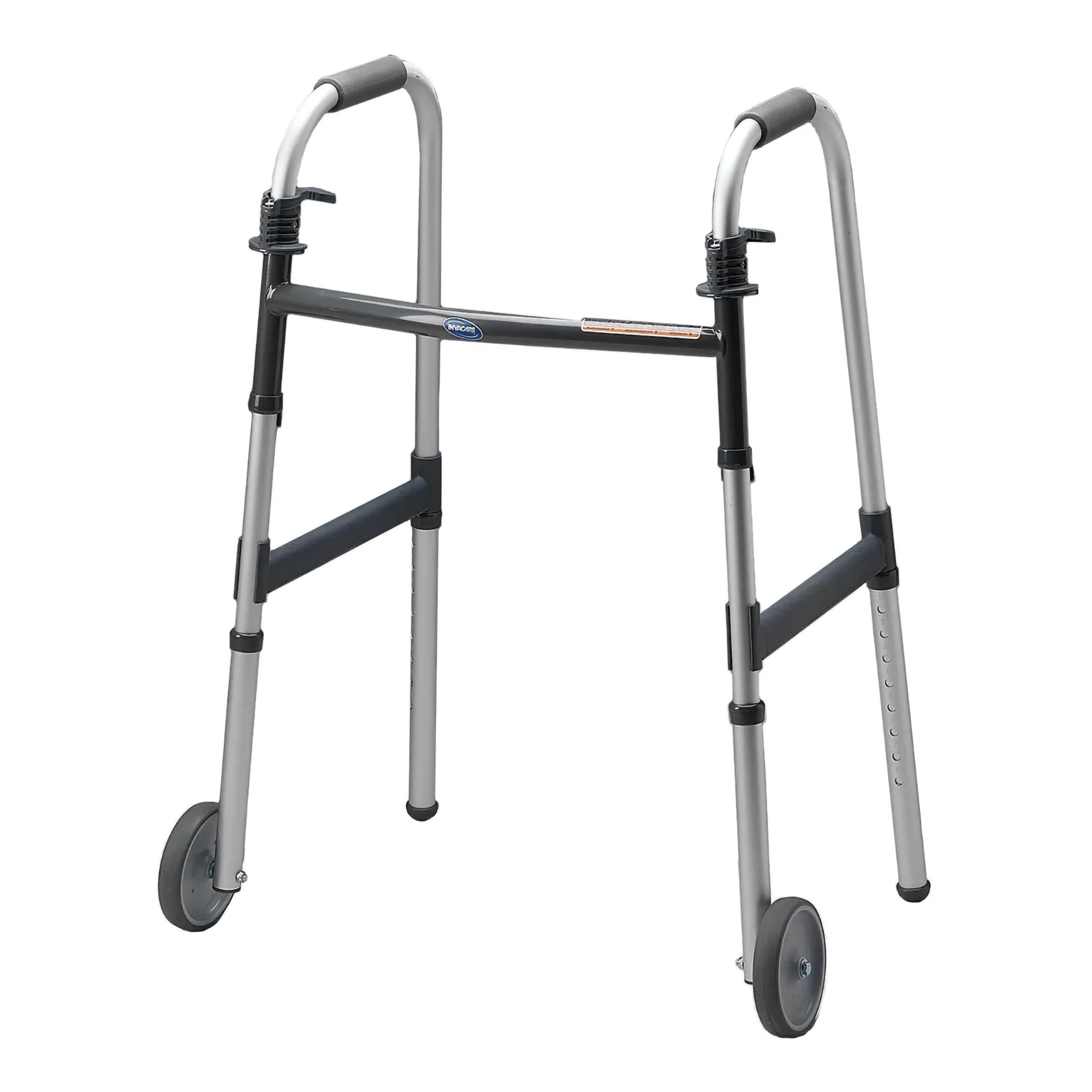 Invacare Dual Release Adjustable Height Folding Walker Carewell