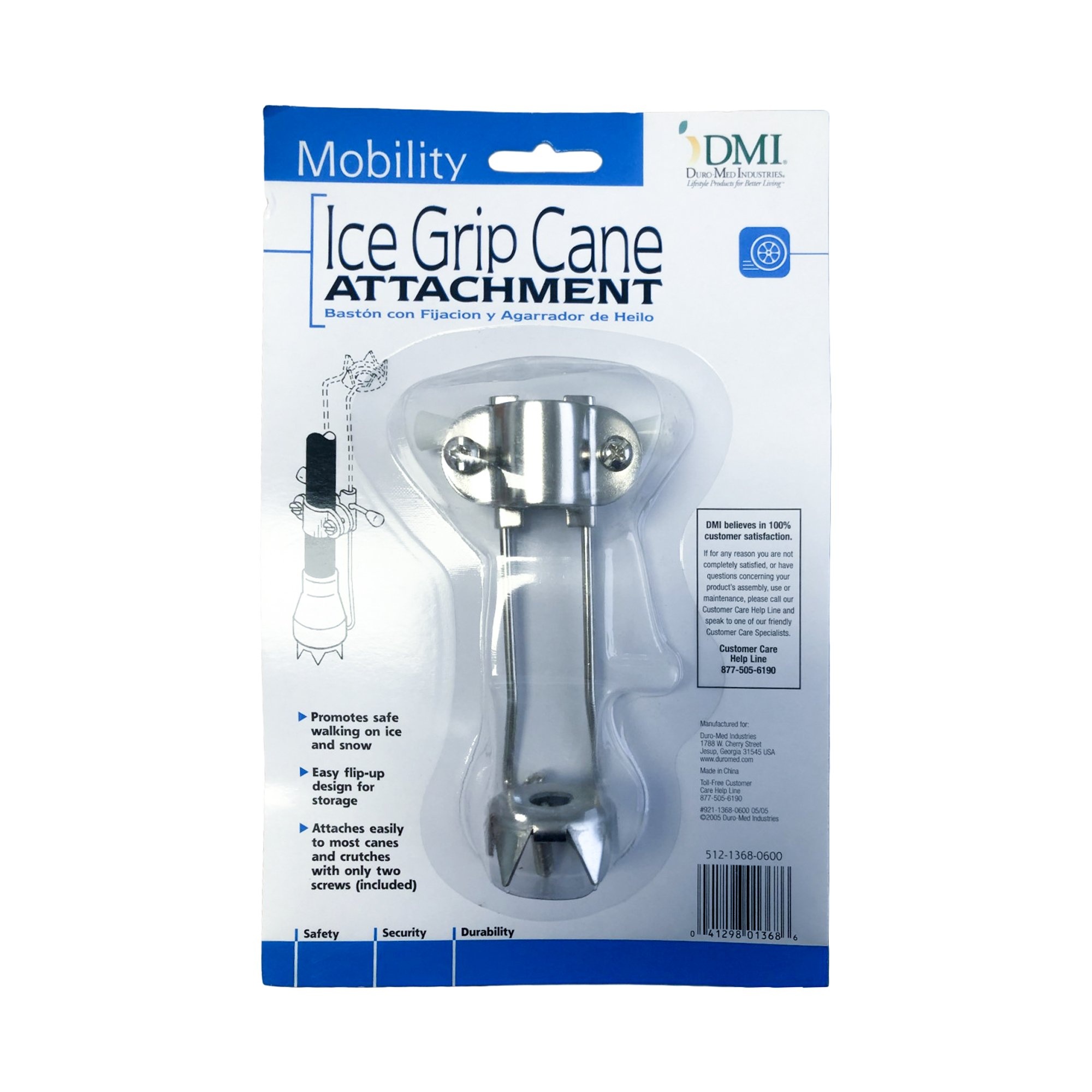 DMI Ice Grip Cane Attachment Carewell