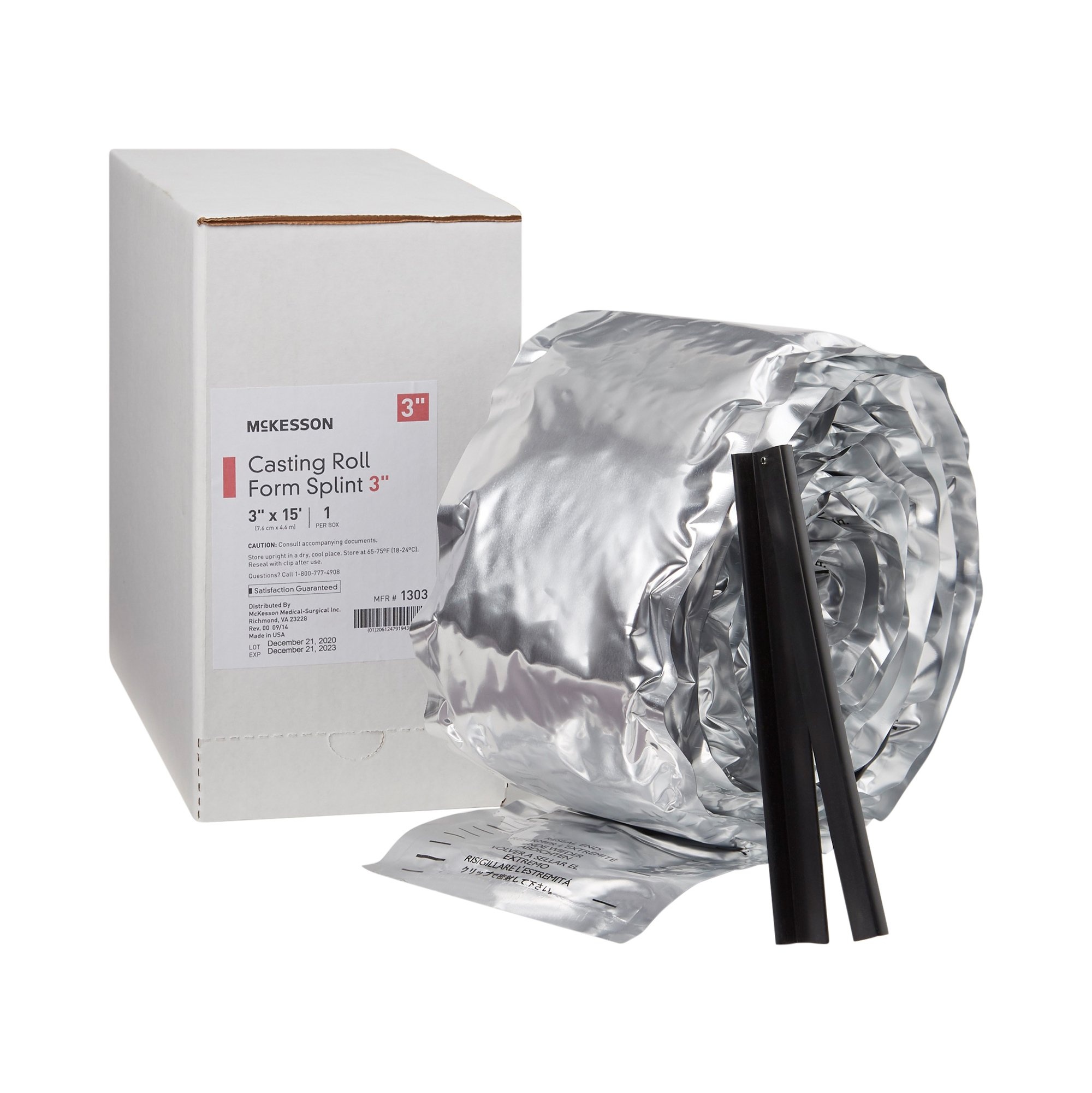 McKesson Casting Roll Form Splint, 3" X 15 yd Carewell