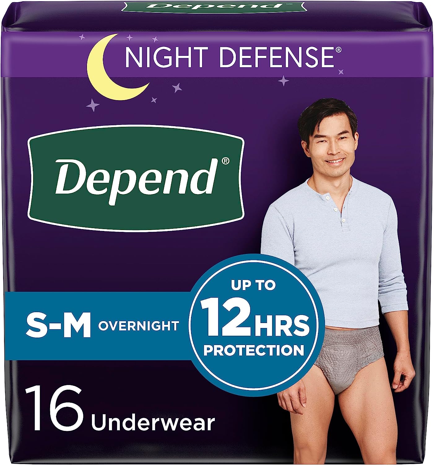 Depend Protection Diapers with Tabs, Maximum