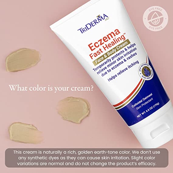 TriDerma MD Eczema Fast Healing Face & Body Cream, 6 oz