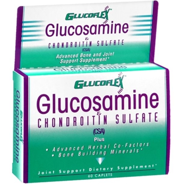 Glucoflex Glucosamine Chondroitin Sulfate Supplement, with CSA, 60