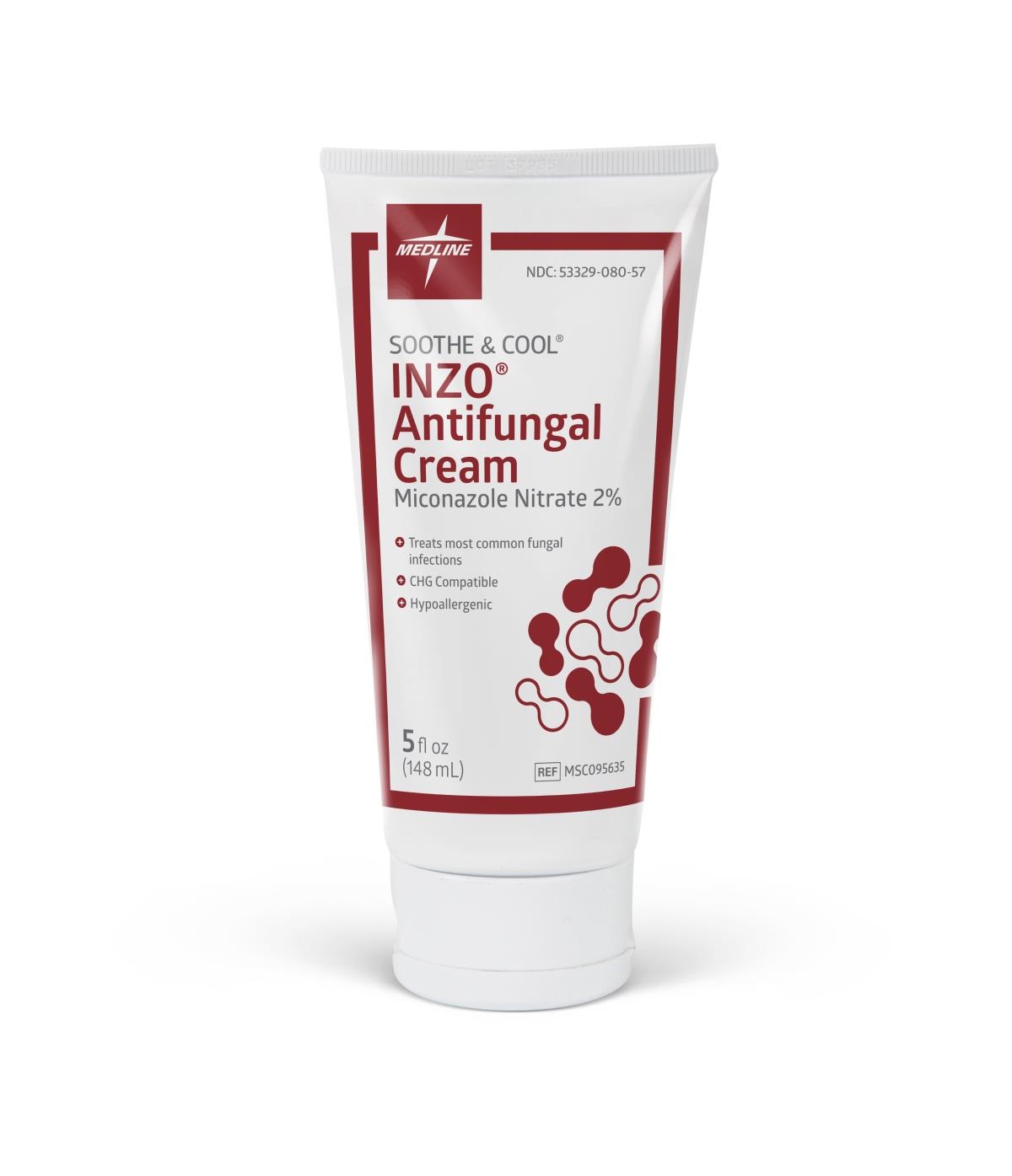 Medline Soothe and Cool INZO Antifungal Cream Carewell