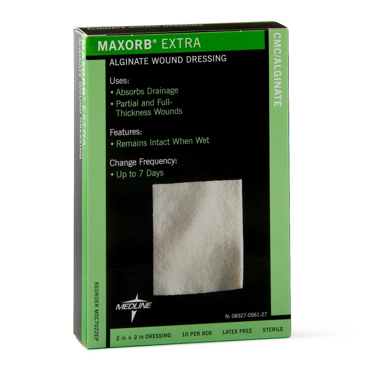 Medline Maxorb Extra CMC / Alginate Dressing Carewell