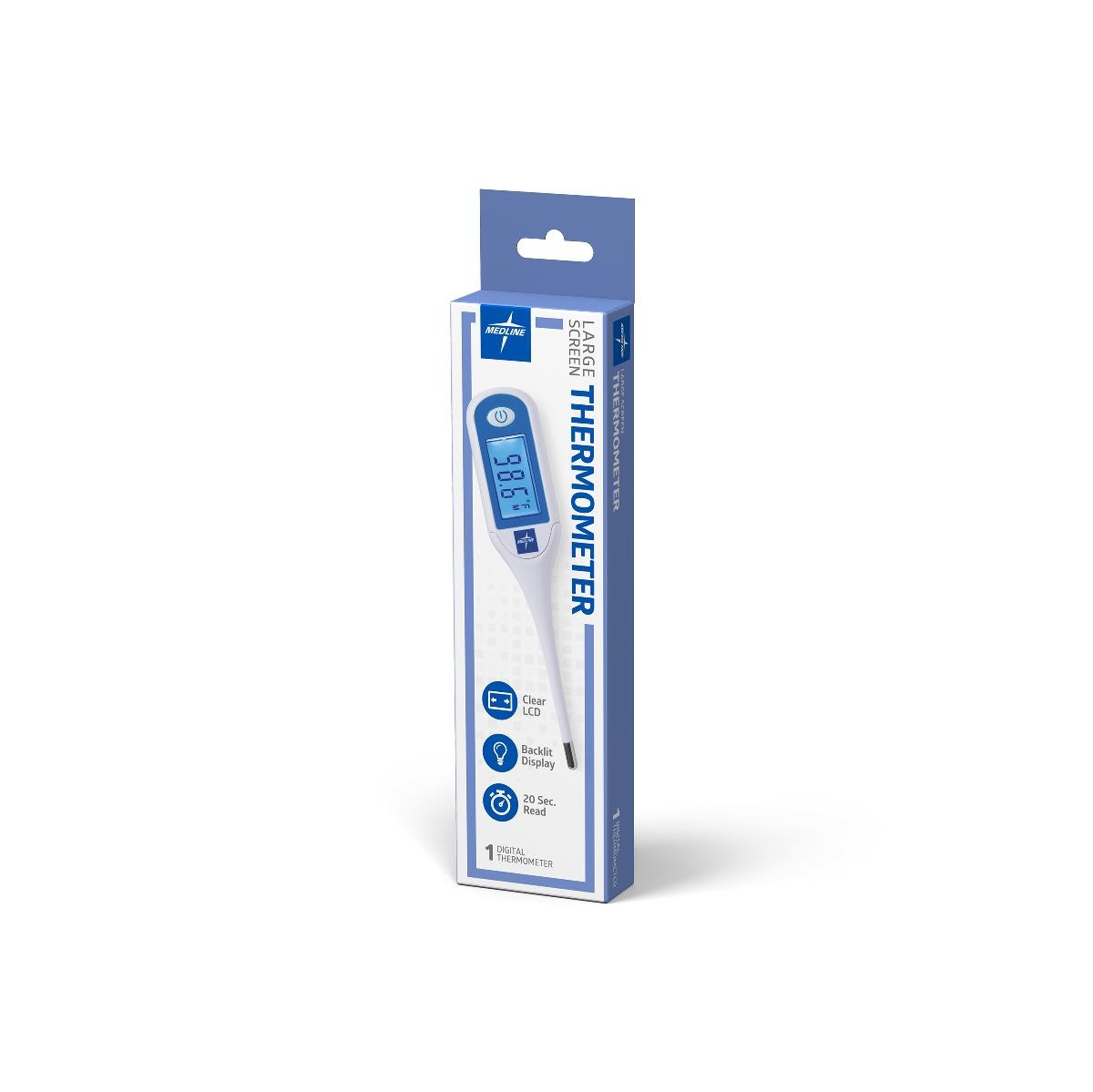 Medline LargeDisplay Digital Thermometer Carewell