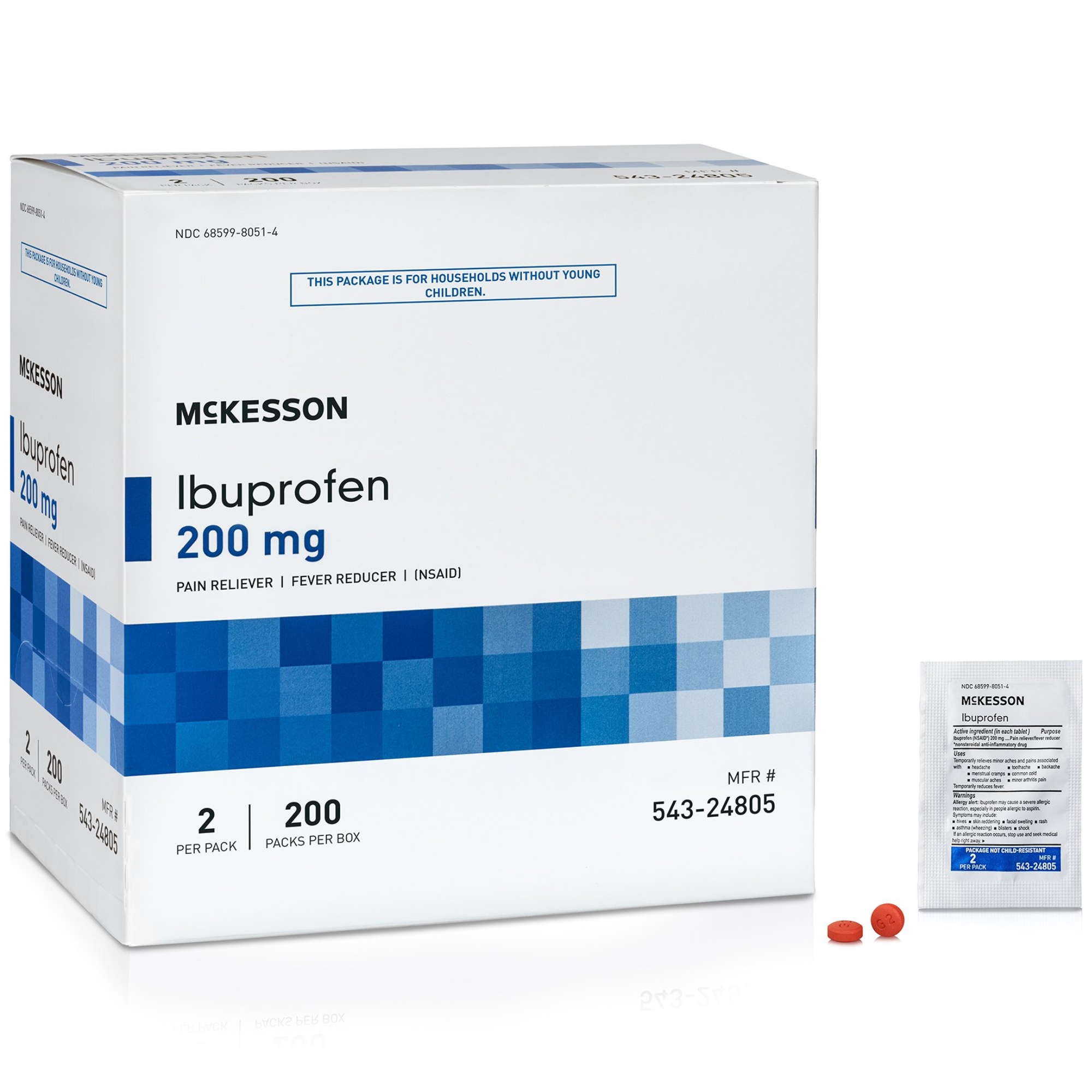 Mckesson Ibuprofen Pain Relief Tablets | Shop at Carewell