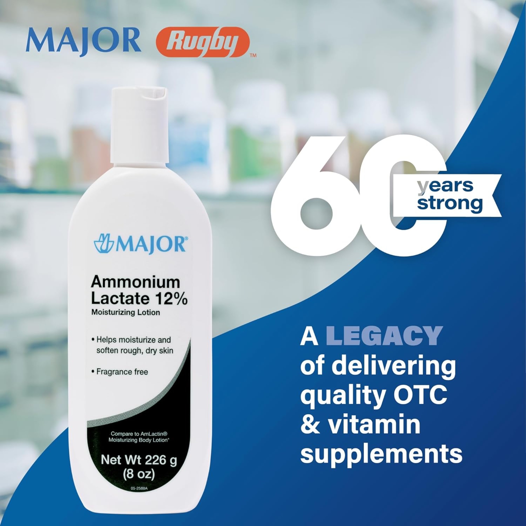 Major Ammonium Lactate Moisturizing Lotion, Unscented