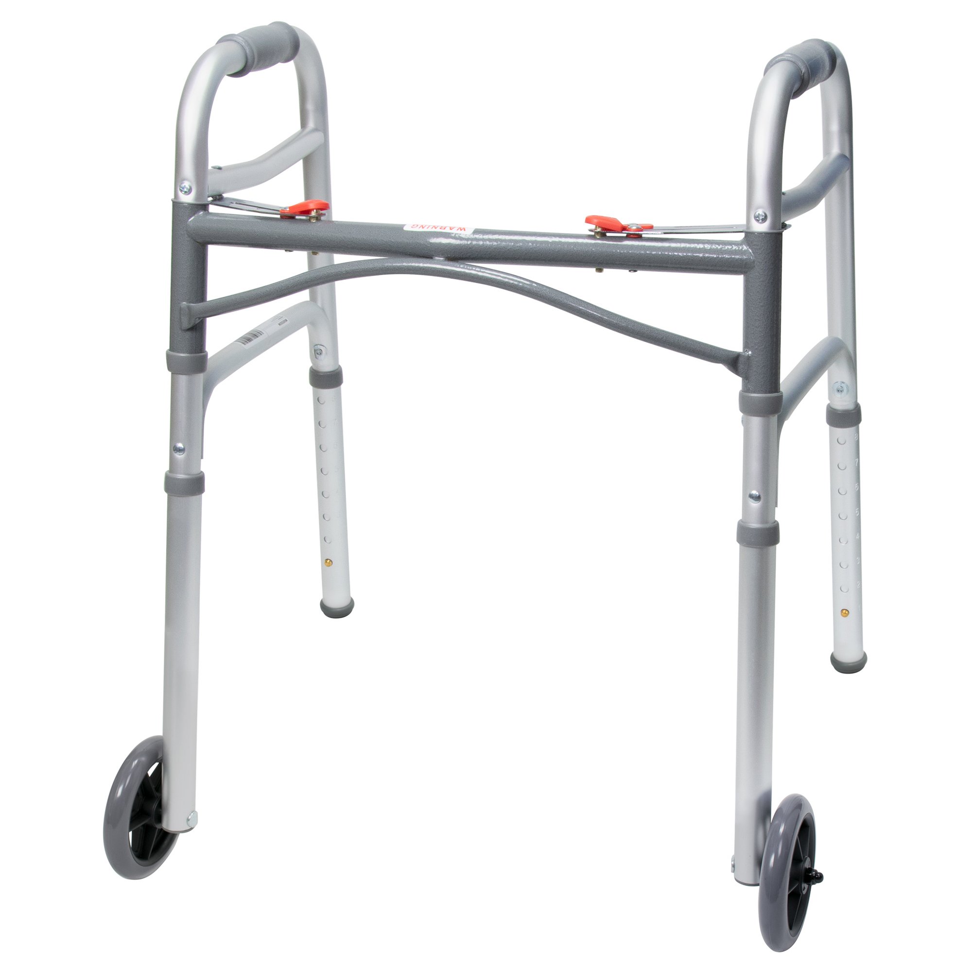 McKesson Junior Folding Walker with 5 inch Wheels Carewell