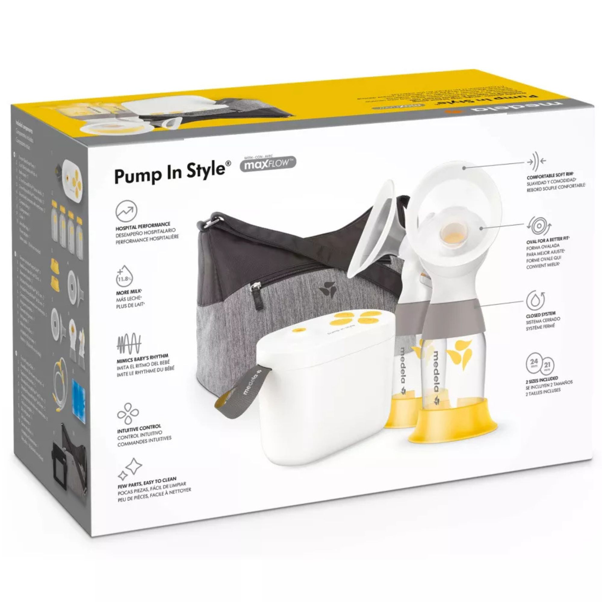 Style Max Flow Medela Advanced Double Breast Pump Medela Pump In