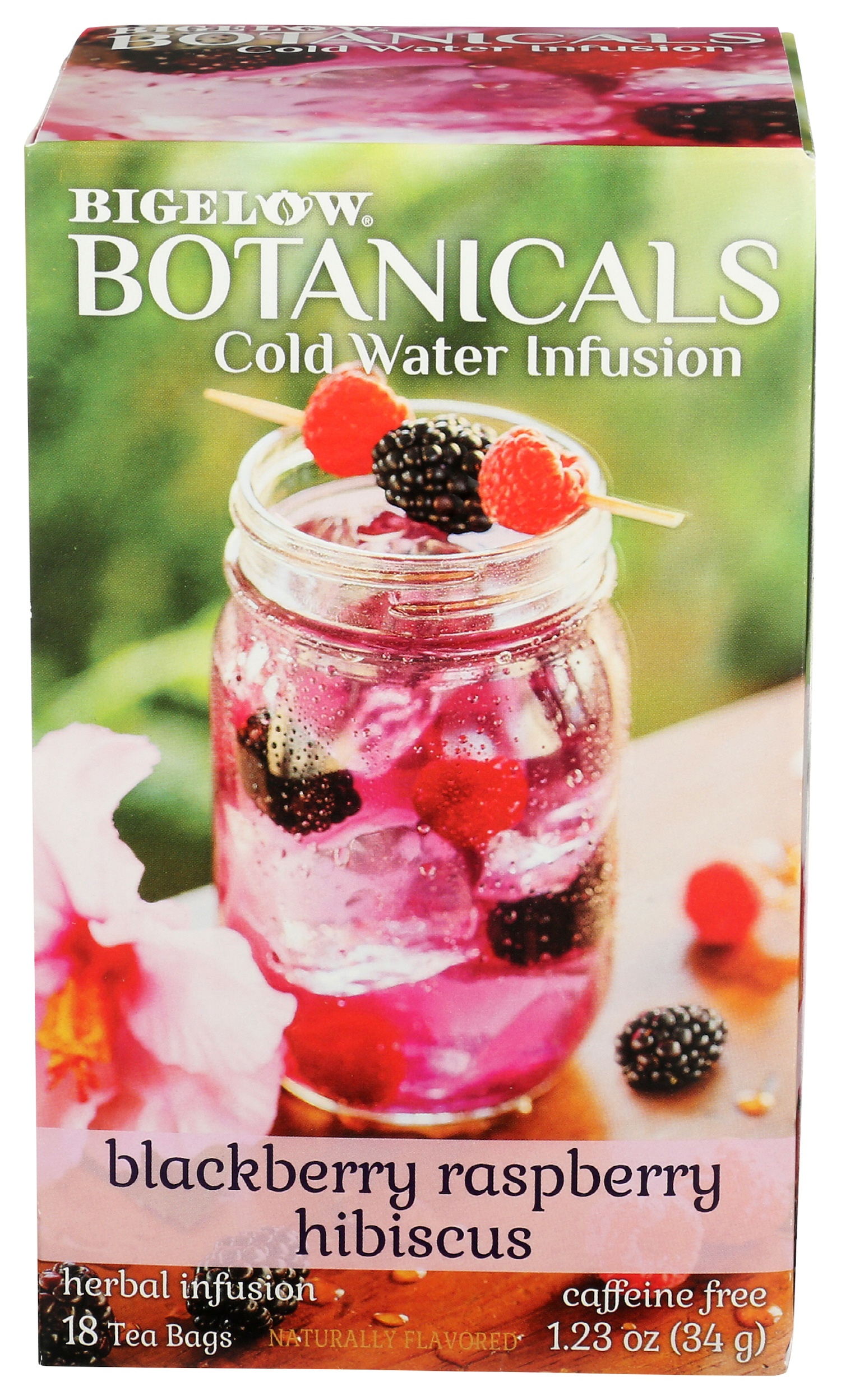 Bigelow Botanicals Blackberry Raspberry Hibiscus Tea Carewell