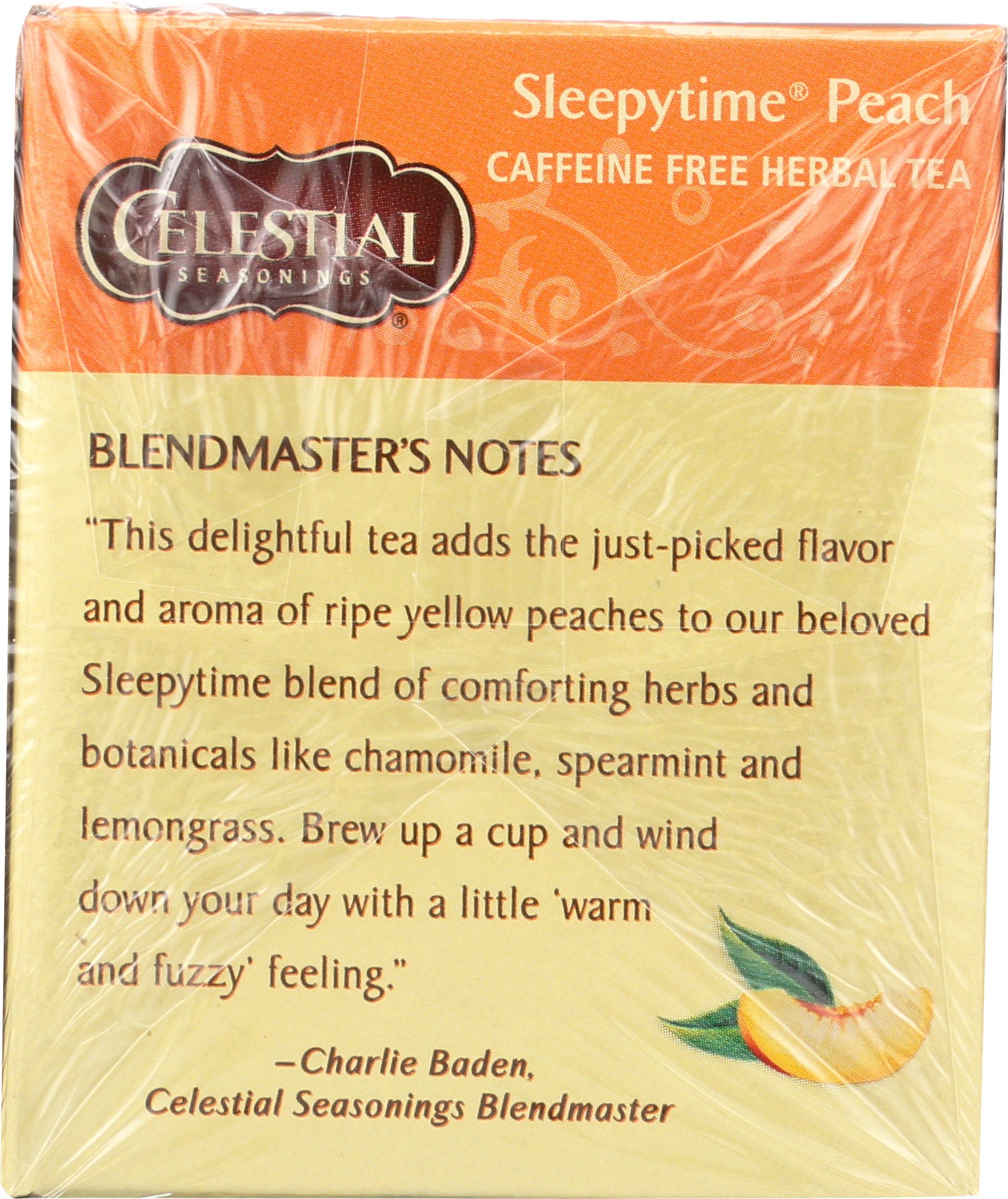 Celestial Seasoning - Sleepytime Peach Herbal Tea - 20 Tea Bags