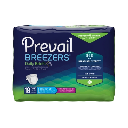 Prevail Per-Fit Adult Diapers with Tabs, X-Large (59-64 in.), Maximum Plus  - 60 / Case