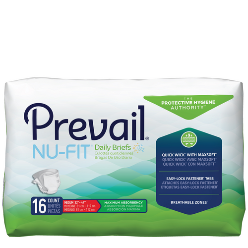 Prevail Air Daily Stretchable Briefs, Heavy Absorbency - Size 3