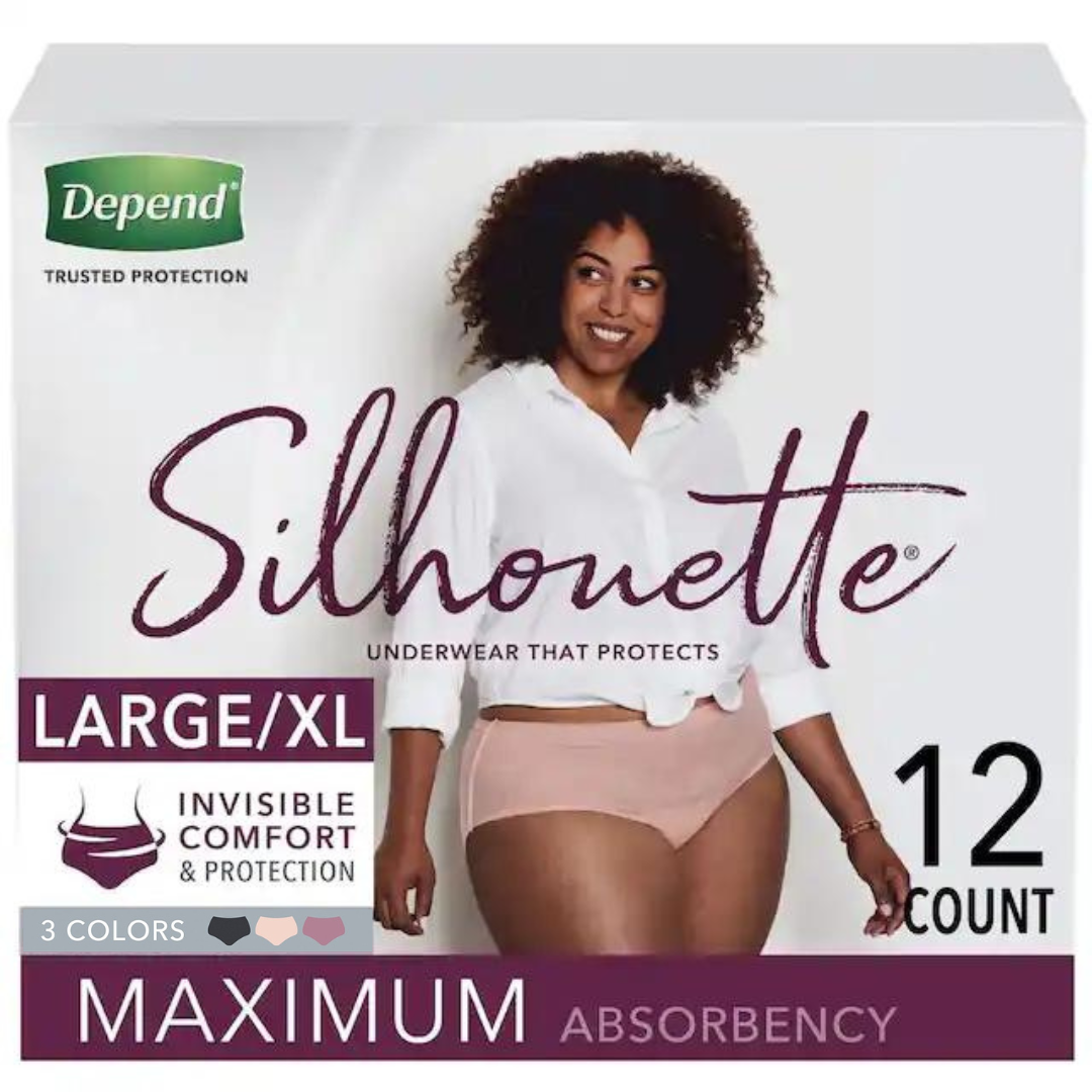 Depend Silhouette Pull-Up Underwear, Maximum