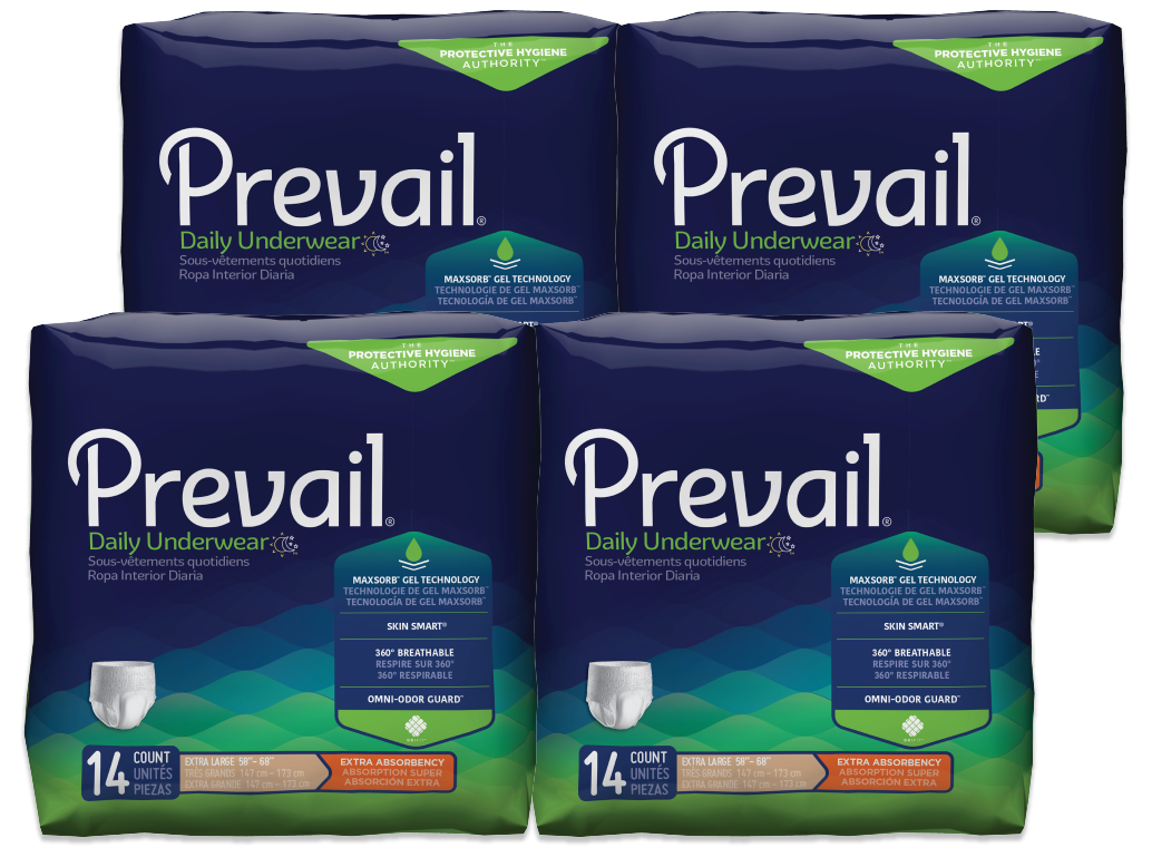 Prevail Pull-Up Underwear, Extra. Youth - XL