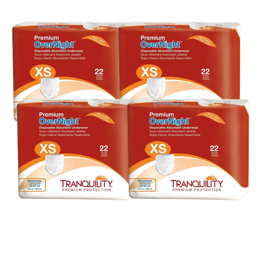 Tranquility Premium Overnight Disposable Absorbent Pull-Up Underwear