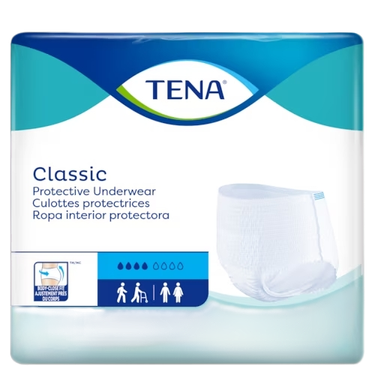 Tena Men's Large Proskin Protective Underwear 45 to 58 waist (18 Pack)