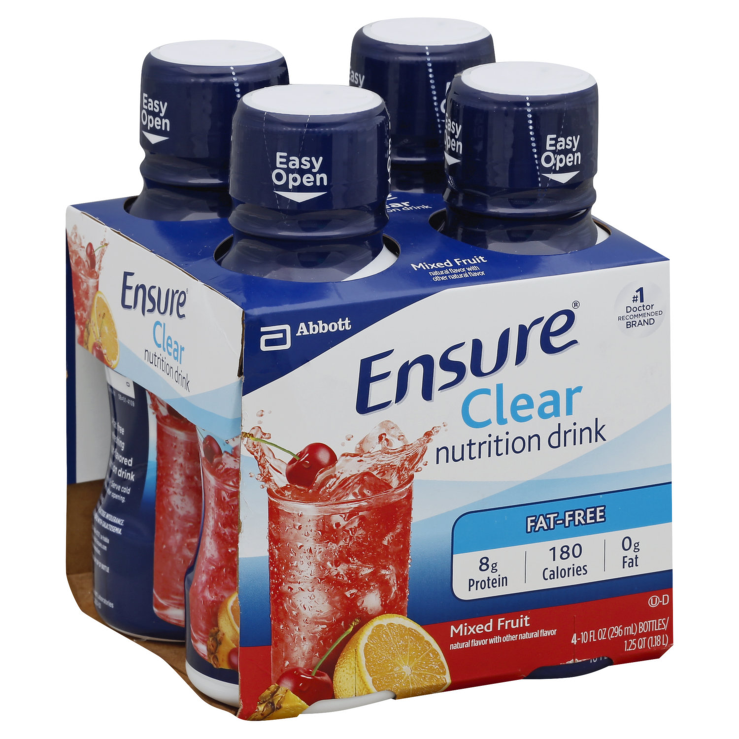 Ensure Clear Nutrition Drink, Ready-to-Drink Mixed Fruit