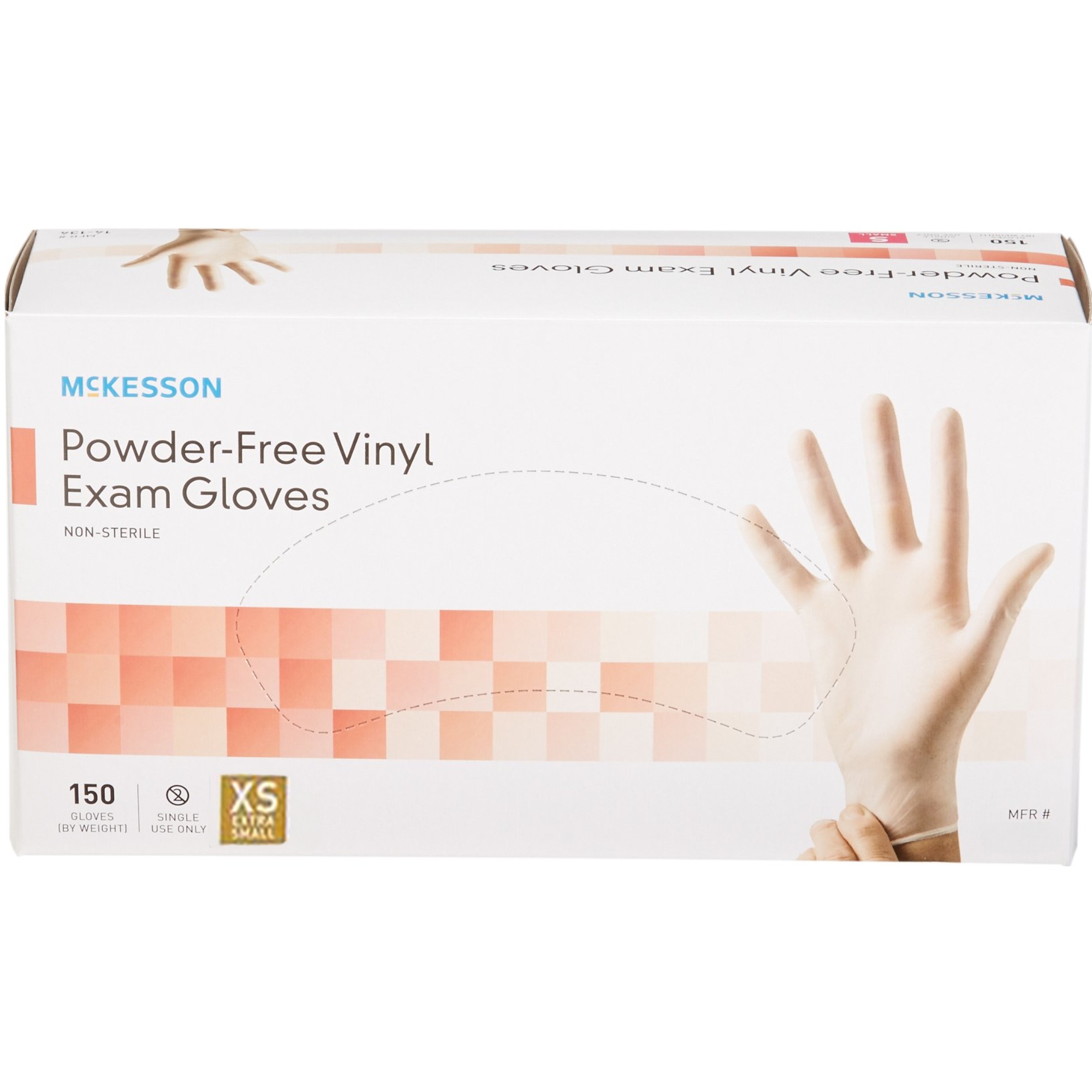 McKesson NonSterile Vinyl Exam Glove | Shop at Carewell