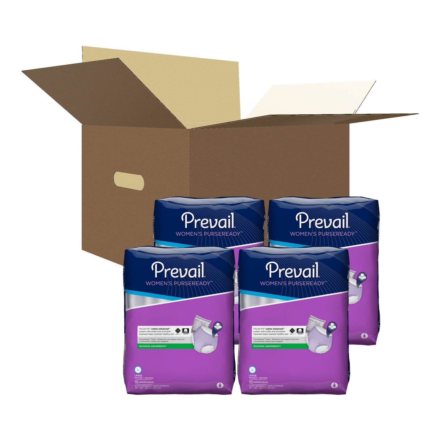 Prevail Purse Ready Underwear For Women, Prevail Adult Diapers