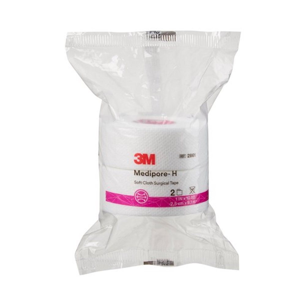  3M Medipore H Soft Cloth Surgical Tape - 4 wide by 10 yards (3  Rolls) : Health & Household