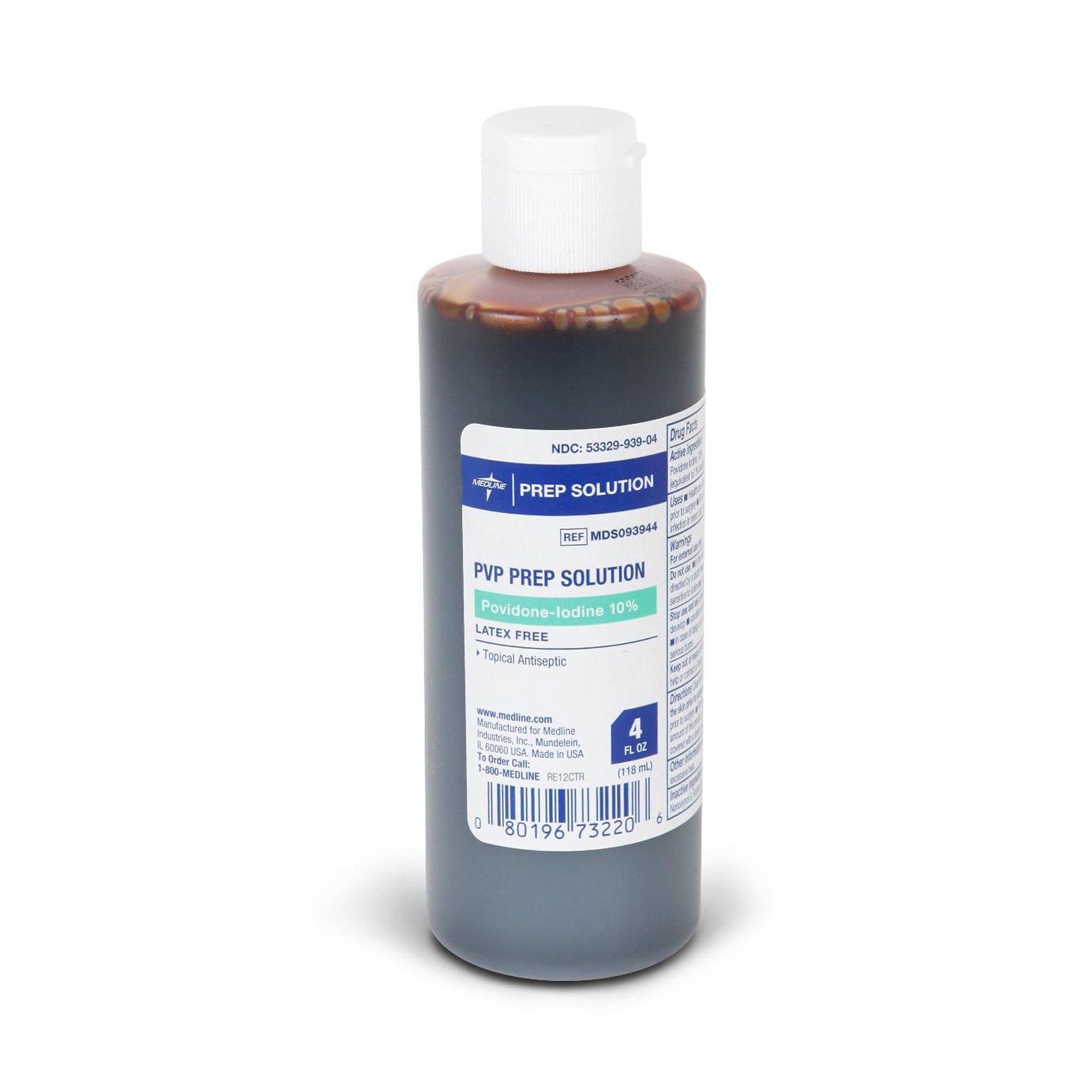 Povidone Iodine Prep Solution, 16 oz.