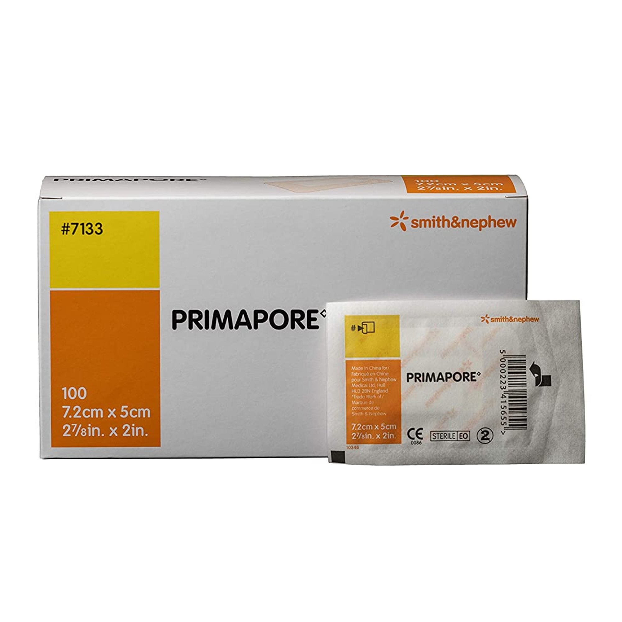 Primapore Adhesive Dressing, 2 X 3