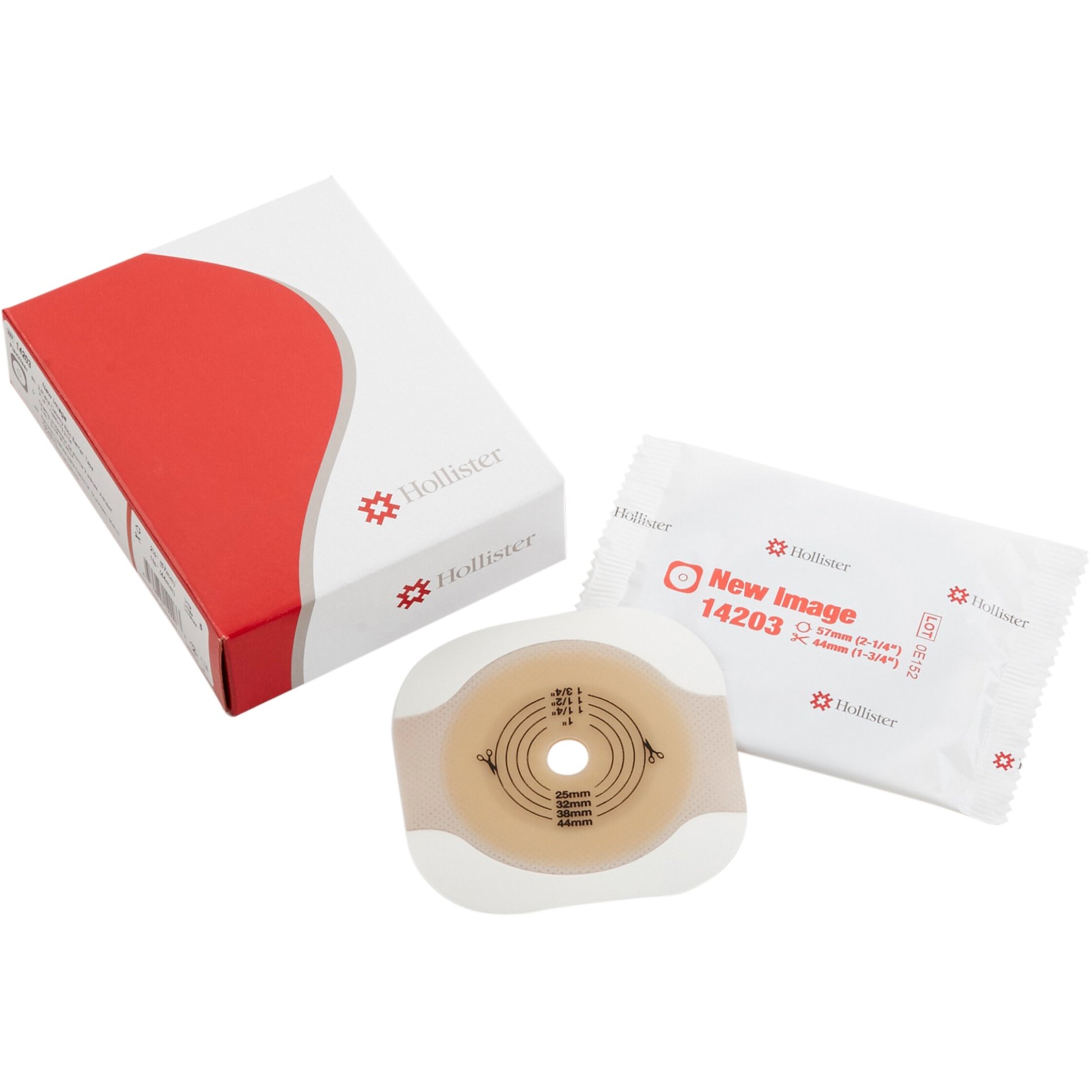 Hollister New Image Flextend Colostomy Barrier, Trim to Fit, 57 mm