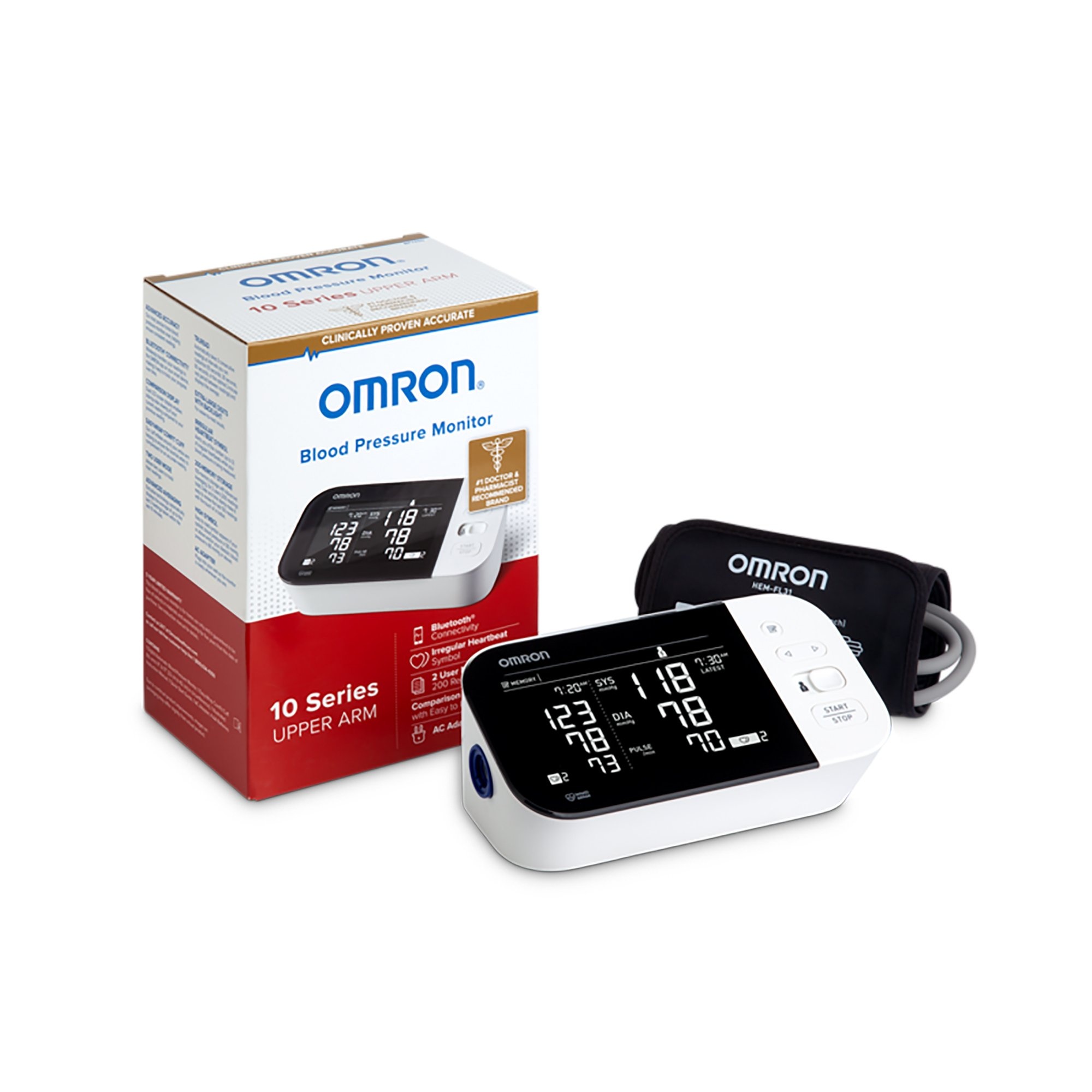 Omron Complete Wireless Upper Arm Blood Pressure Plus EKG Monitor