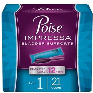 Poise Impressa Incontinence Bladder Supports Size 3, Incontinence