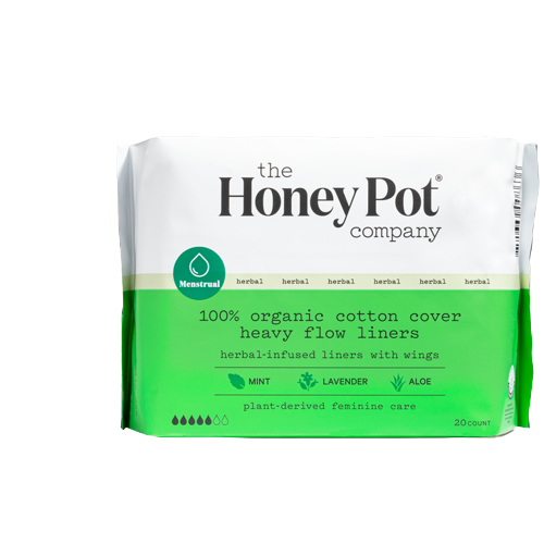 Unscented Incontinence Panty Liners with Wings – The Honey Pot - Feminine  Care