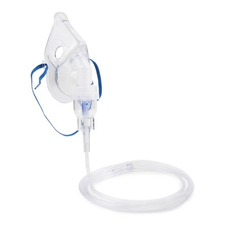 Nebulizer with Adult Elastic Headstrap Style Aerosol Mask and 7