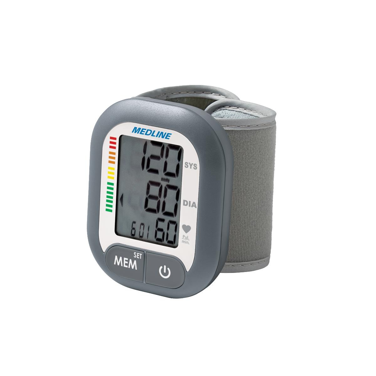 Medline Automatic Digital Upper Arm Blood Pressure Monitor Small Adult Size