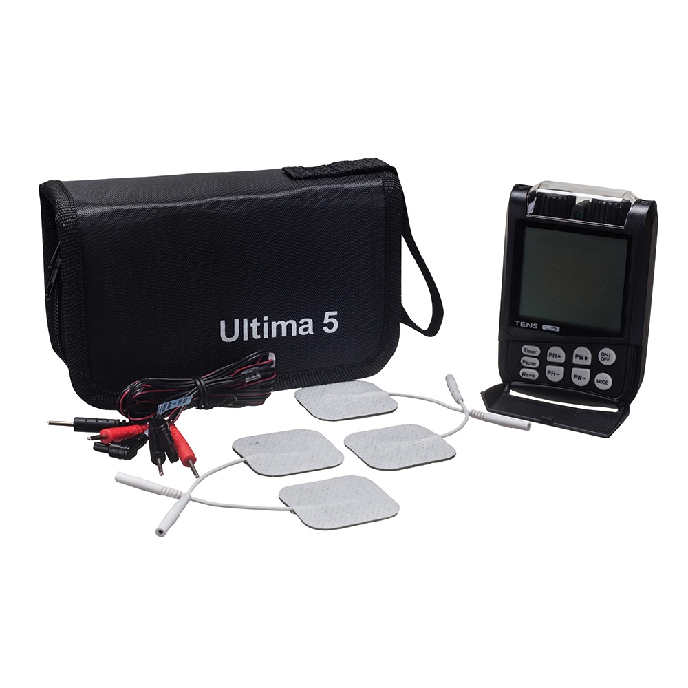 Ultima OTC Tens Massager - Electric Muscle Contraction Stimulator for Pain Relief - Electrical Nerve Stimulation Massage Unit and Pain Therapy Device