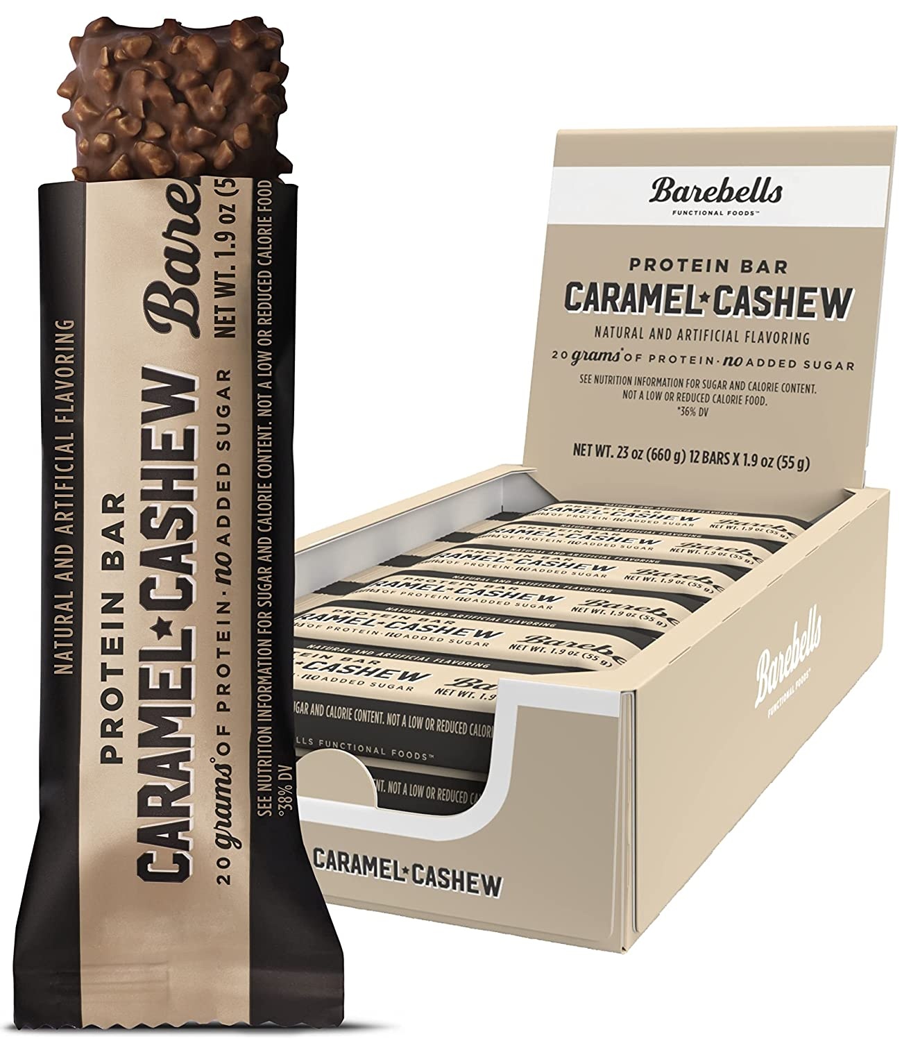 Barebells Protein Bar Caramel Cashew 55 Gm
