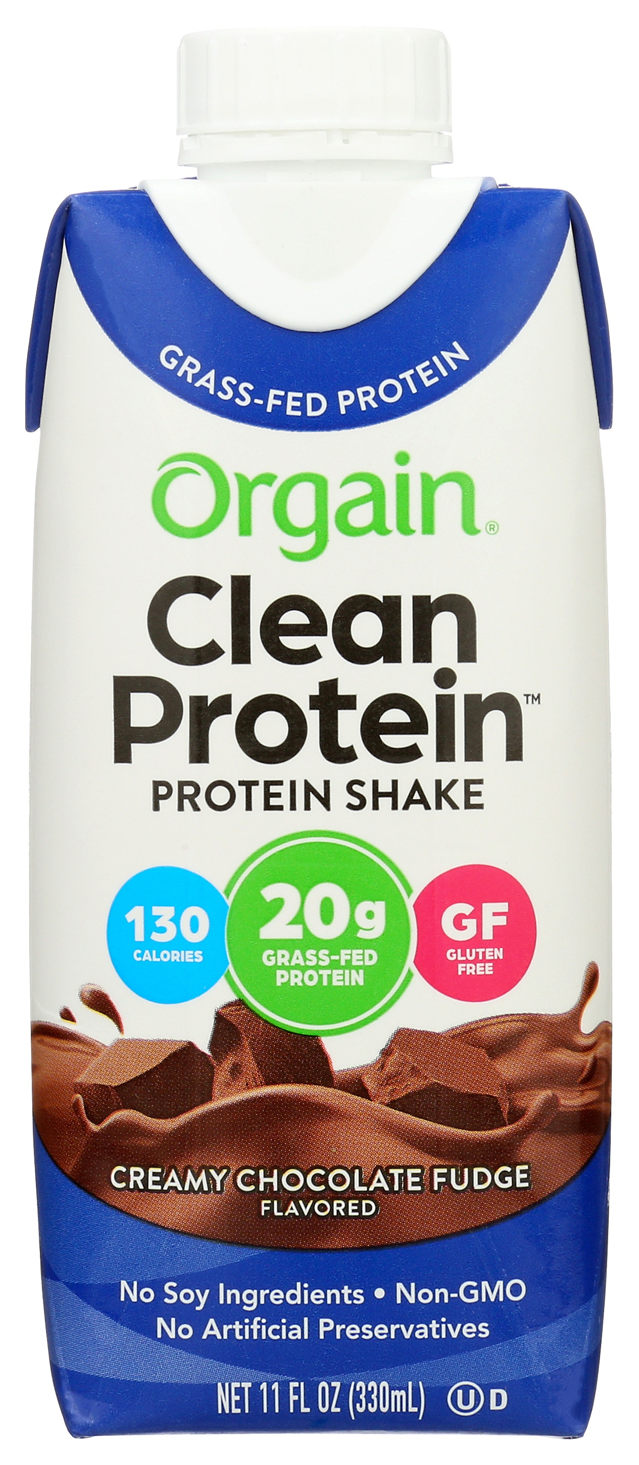 Y Protein Shake-Orgain Clean Grass Fed Protein Shake, Vanilla Bean, yummy!  Creamy! Filling!