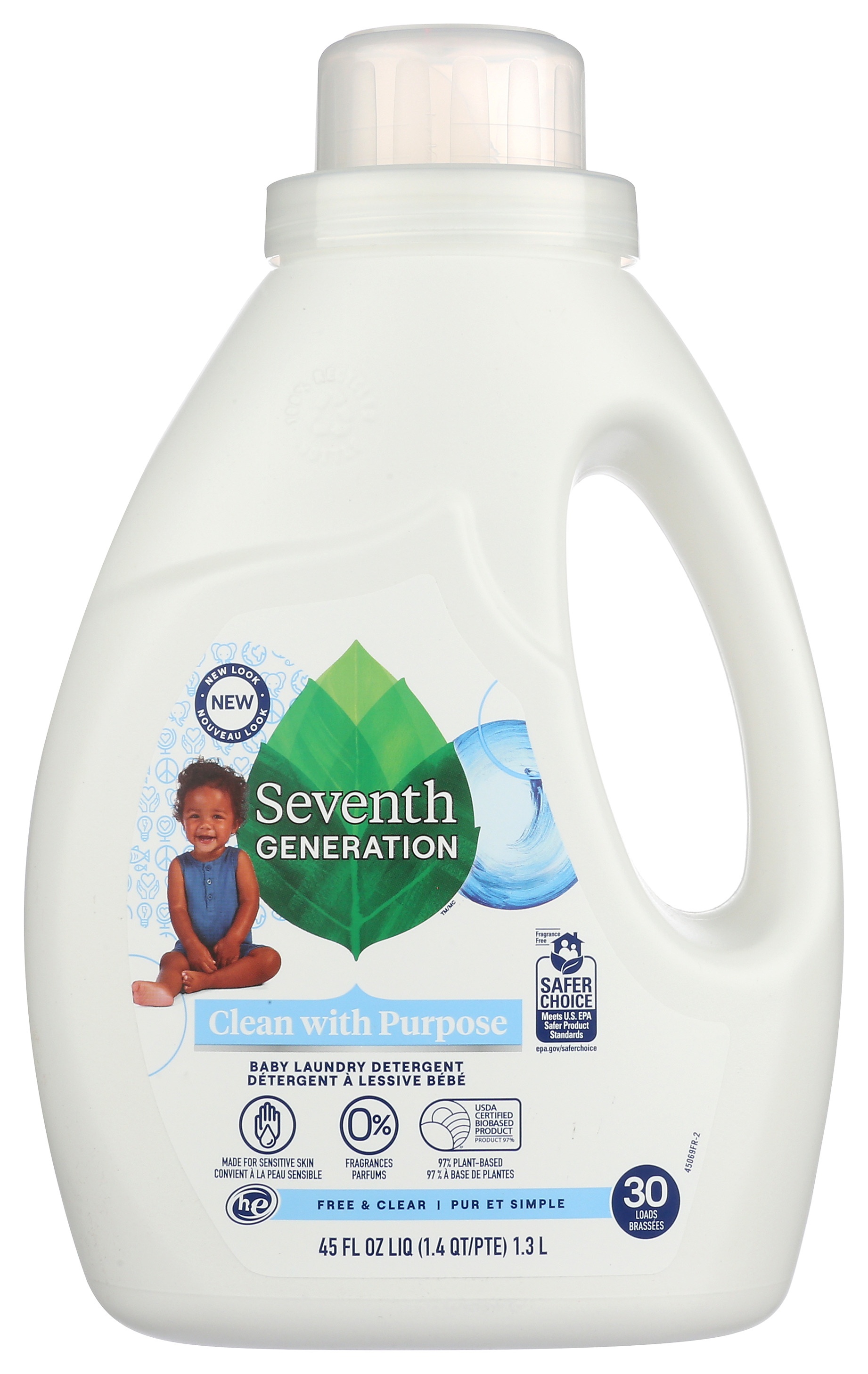 Seventh Generation Baby Laundry Detergent Carewell
