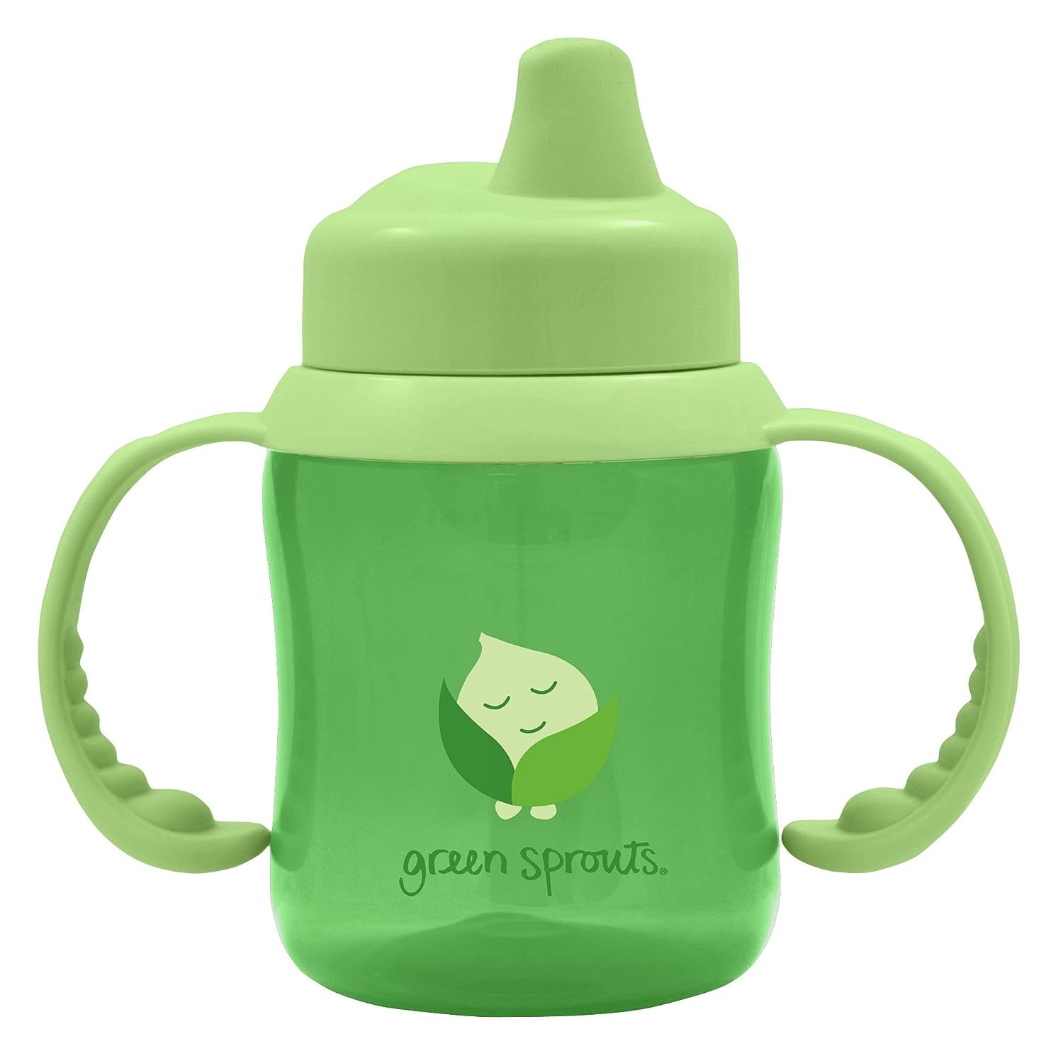 Lansinoh mOmma Spill Proof Cup With Dual Handle 9 oz, Green - Parents'  Favorite