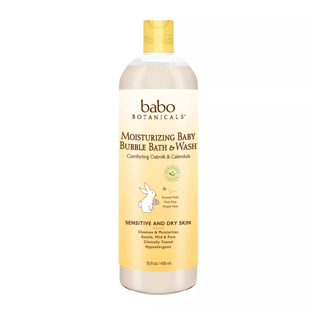 100% Premium Organic Nourishing Moisturizing Baby Bubble Bath