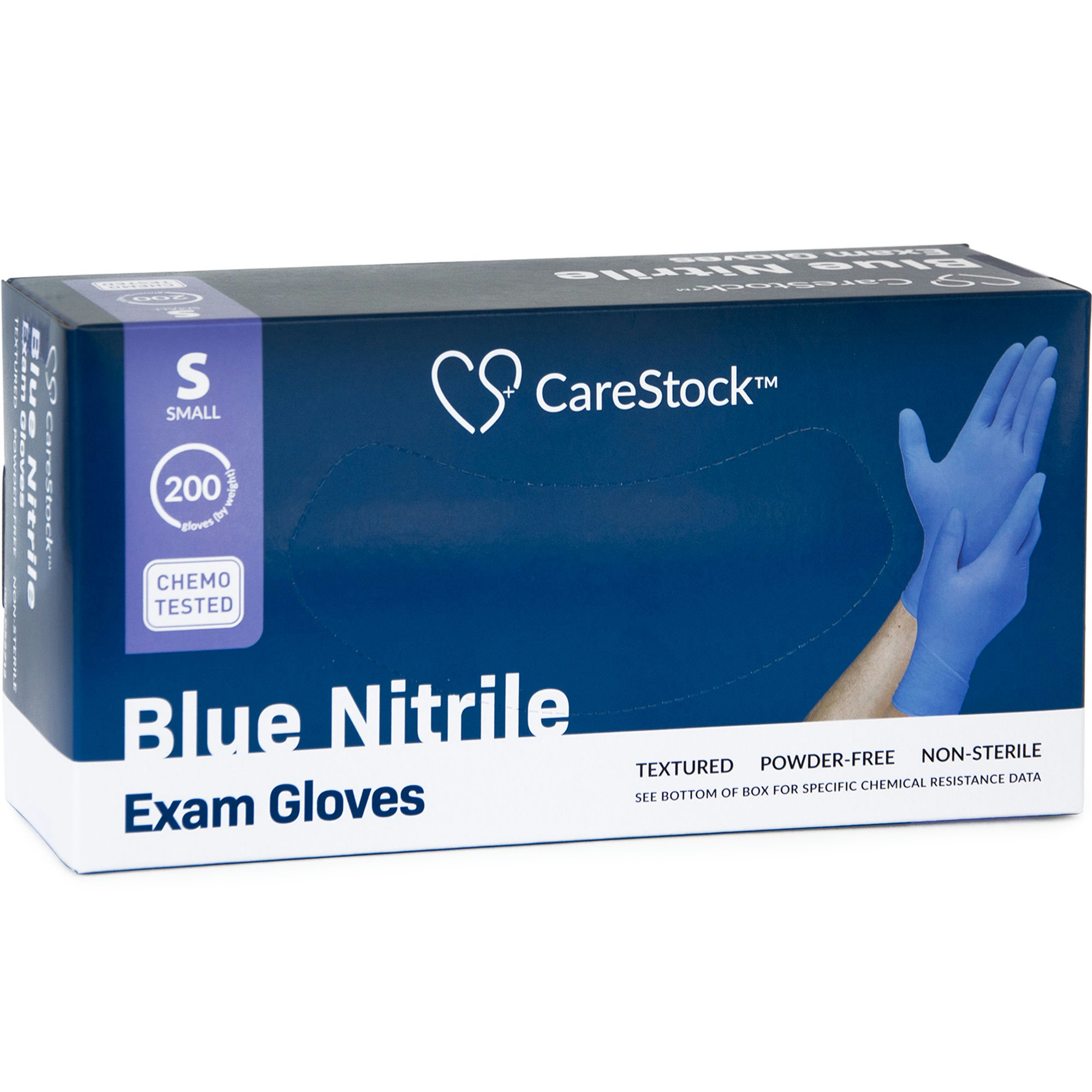 CareStock Blue Nitrile Exam Gloves | Shop at Carewell